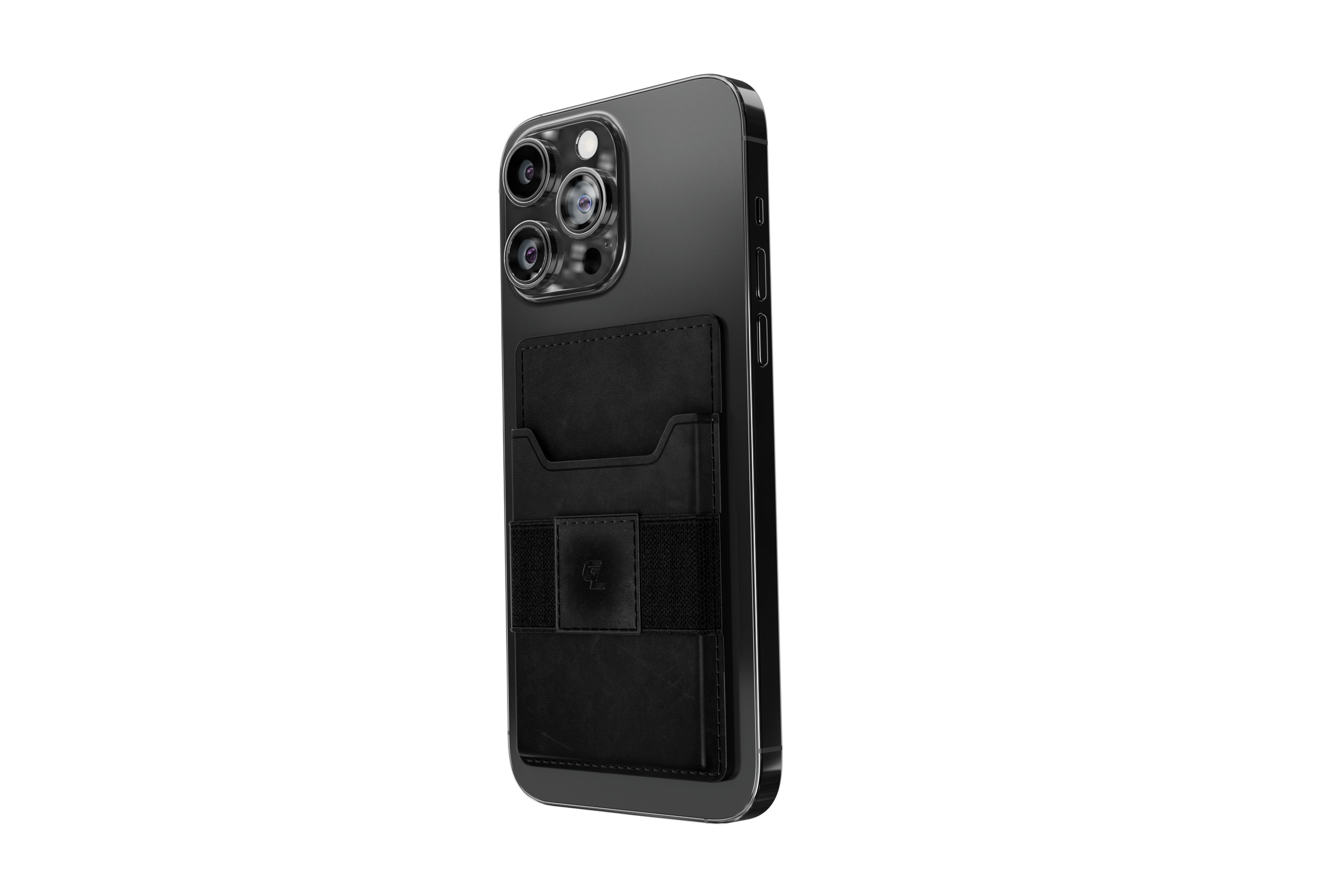 Groove Wallet Go™ - BlackLeather Go Nano Suction iPhone Image