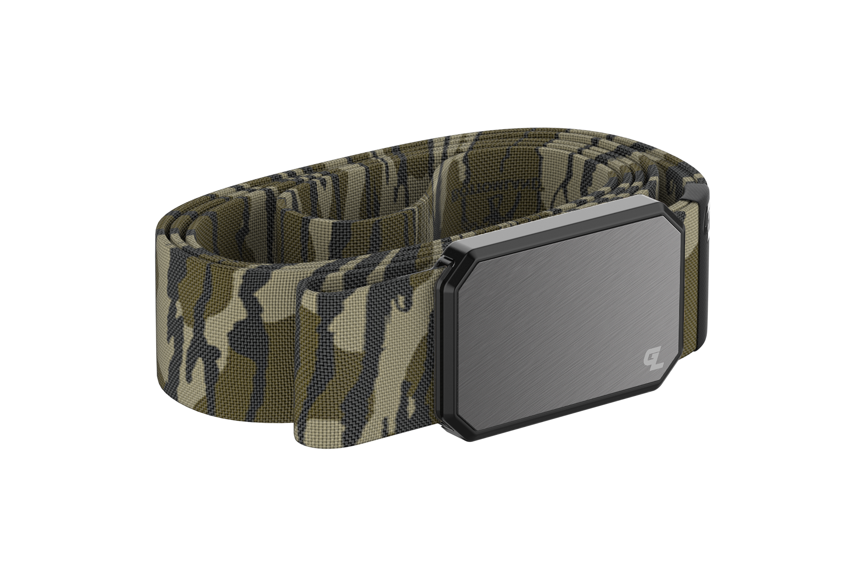 Groove Belt Gun Metal/Mossy Oak Bottomland Groove Belt Groove Belt 